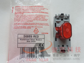英国MK开关 56889 RED 红色指示灯